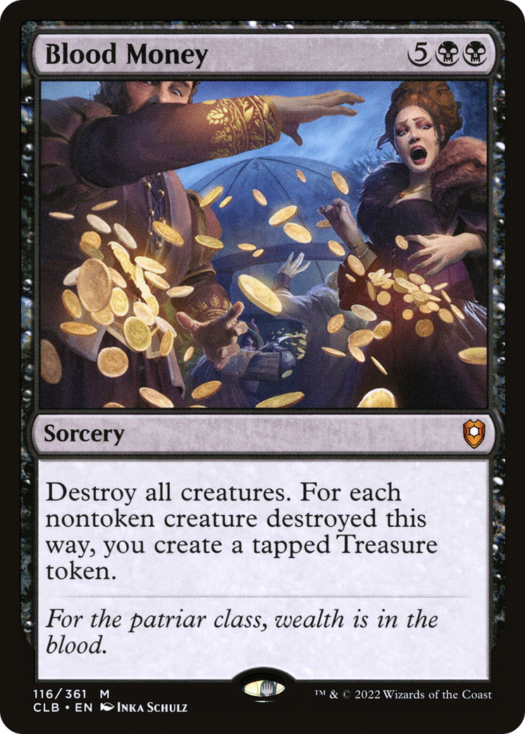 Blood Money (CLB-116) [Commander Legends: Battle for Baldur's Gate] Foil MTG Single Wizards of the Coast