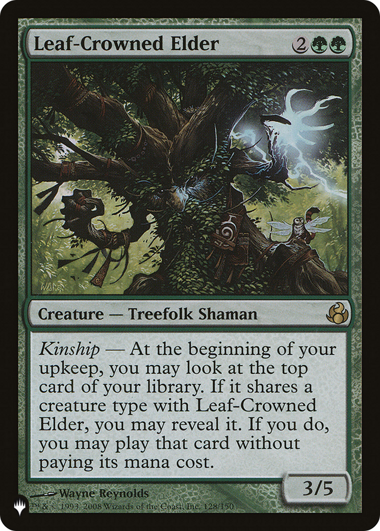 Leaf-Crowned Elder (LIST-128/150) [Mystery Booster] The List MTG Single Wizards of the Coast