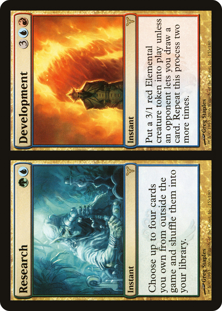 Research // Development (DIS-155) [Dissension] Foil MTG Single Wizards of the Coast