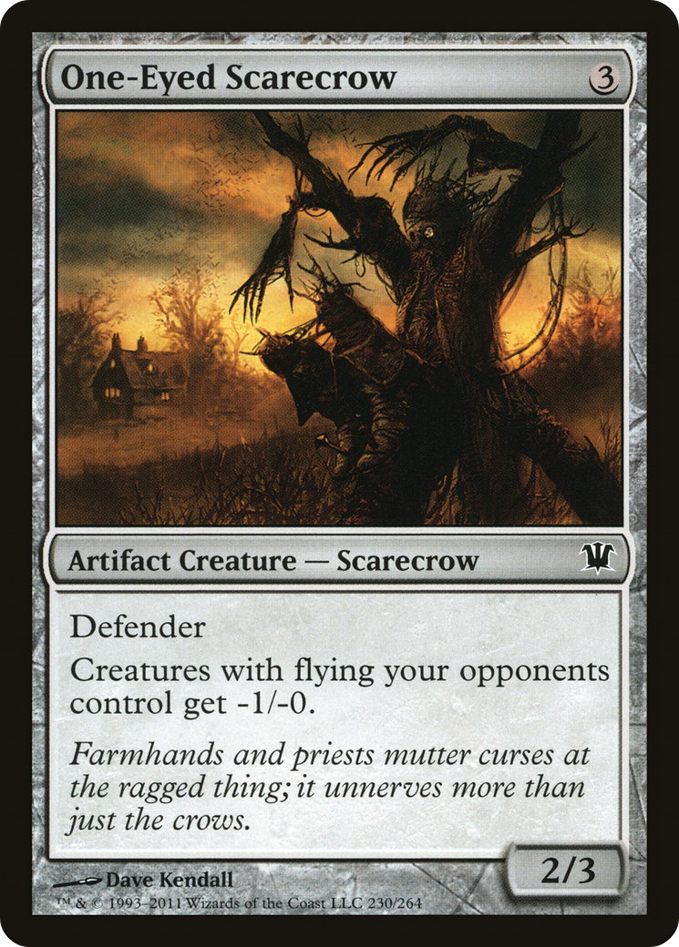One-Eyed Scarecrow (ISD-230) [Innistrad] Foil MTG Single Wizards of the Coast