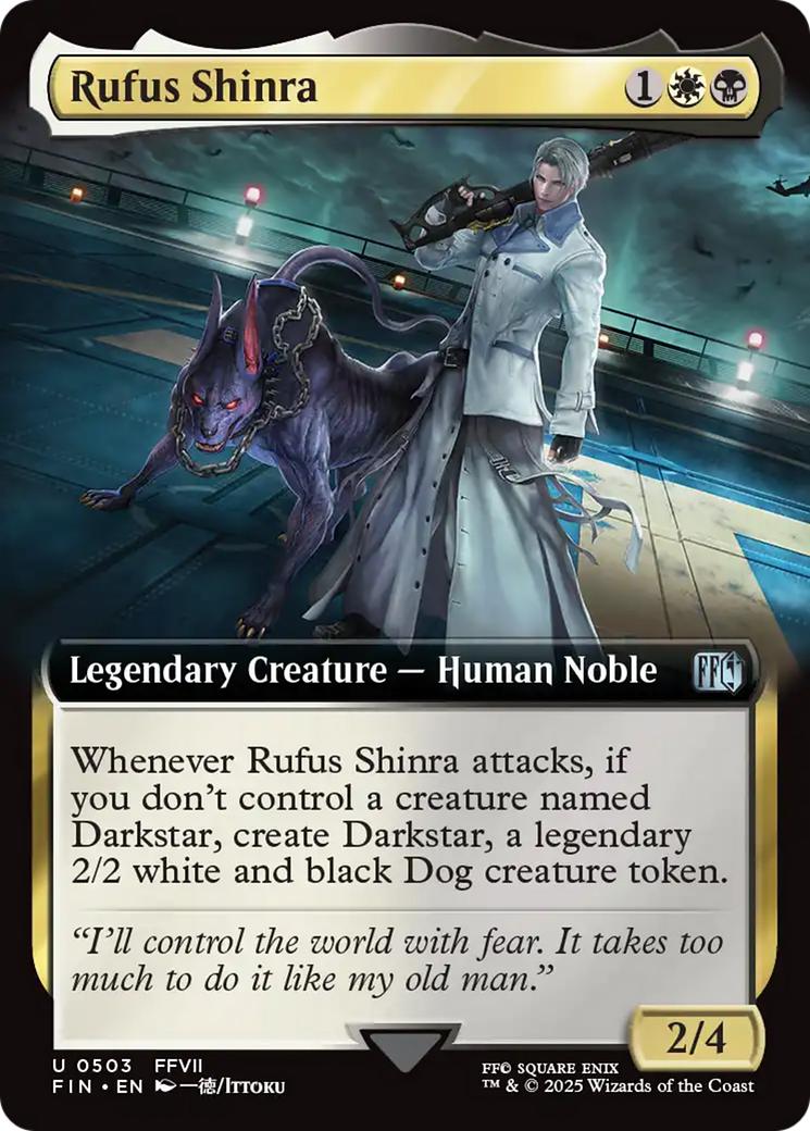Rufus Shinra (FIN-503) [FINAL FANTASY] (Extended Art) MTG Single Wizards of the Coast