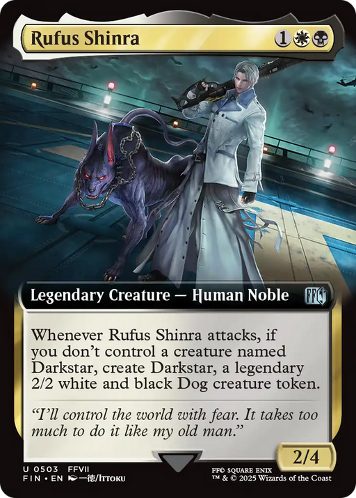 Rufus Shinra (FIN-503) [FINAL FANTASY] (Extended Art) MTG Single Wizards of the Coast