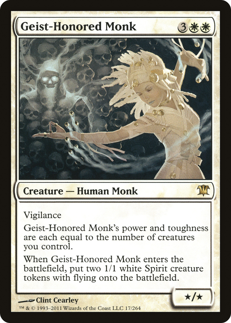 Geist-Honored Monk (ISD-017) [Innistrad] MTG Single Wizards of the Coast