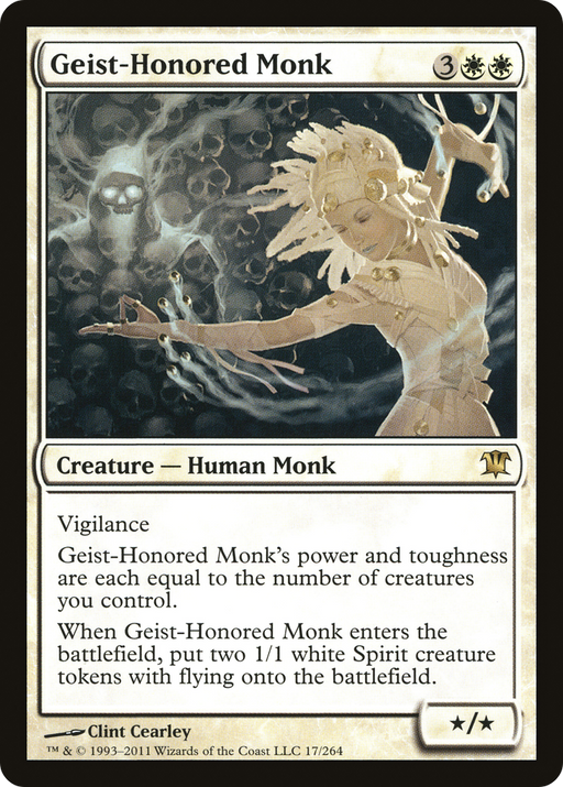 Geist-Honored Monk (ISD-017) [Innistrad] MTG Single Wizards of the Coast