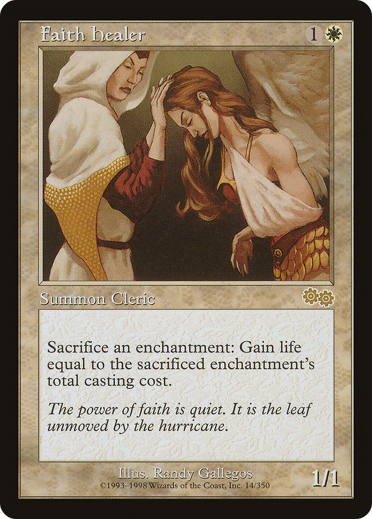 Faith Healer (USG-014) [Urza's Saga] MTG Single Wizards of the Coast