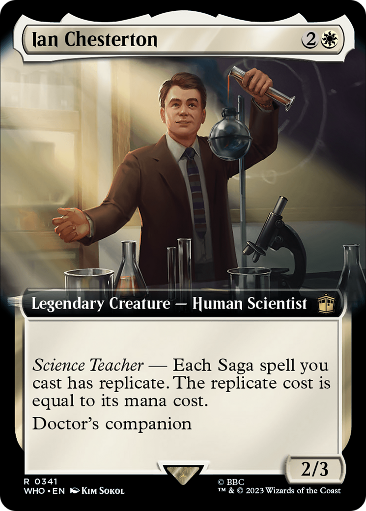 Ian Chesterton (WHO-341) [Doctor Who] (Extended Art) Foil MTG Single Wizards of the Coast