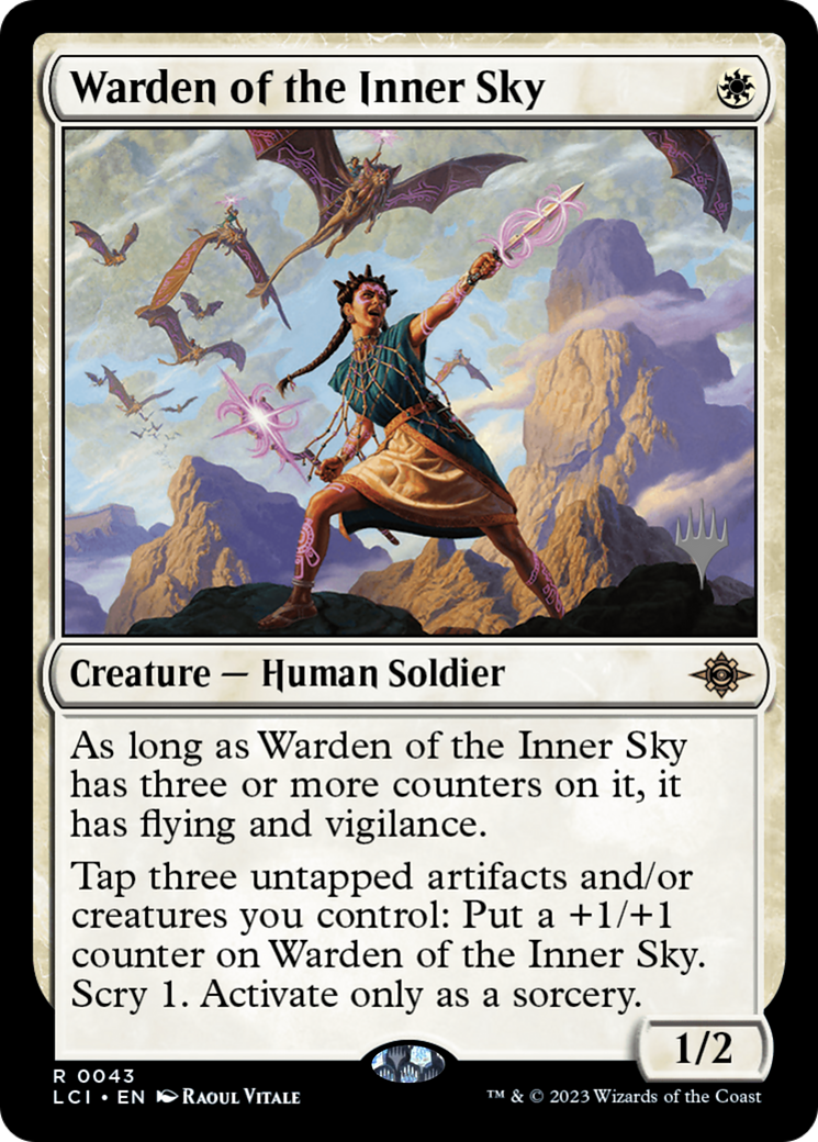 Warden of the Inner Sky (PPLCI-043) [The Lost Caverns of Ixalan Promos] MTG Single Wizards of the Coast