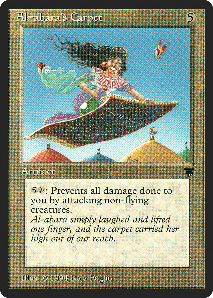 Al-abara's Carpet (LEG-) [Oldschool] Legends MTG Single Wizards of the Coast