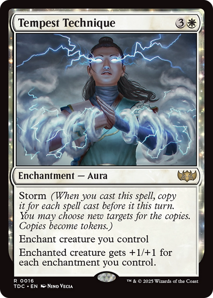 Tempest Technique (TDC-016) [Commander: Tarkir: Dragonstorm]: MTG Single Wizards of the Coast