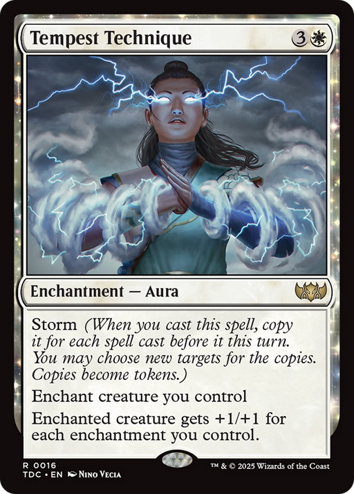 Tempest Technique (TDC-016) [Commander: Tarkir: Dragonstorm]: MTG Single Wizards of the Coast