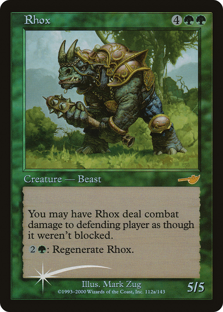 Rhox (S00-043) [Misc] Starter 2000 Foil MTG Single Wizards of the Coast