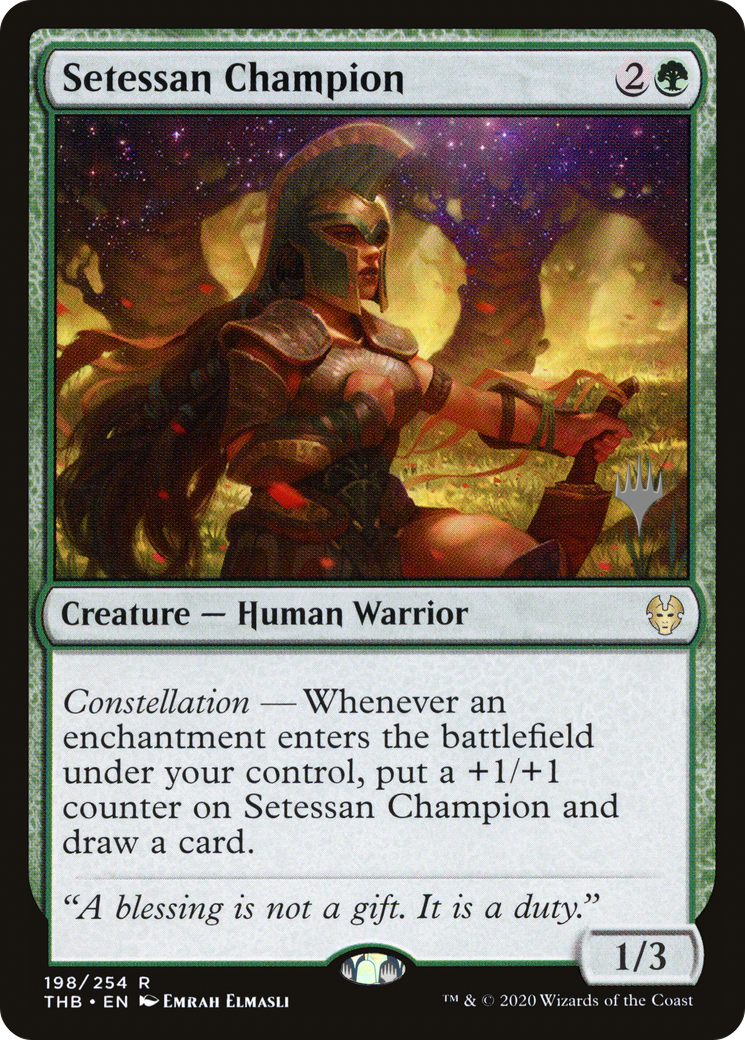 Setessan Champion (PPTHB-198) [Theros Beyond Death Promos] MTG Single Wizards of the Coast