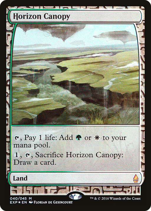 Horizon Canopy (EXP-040) [Zendikar Expeditions] Foil MTG Single Wizards of the Coast