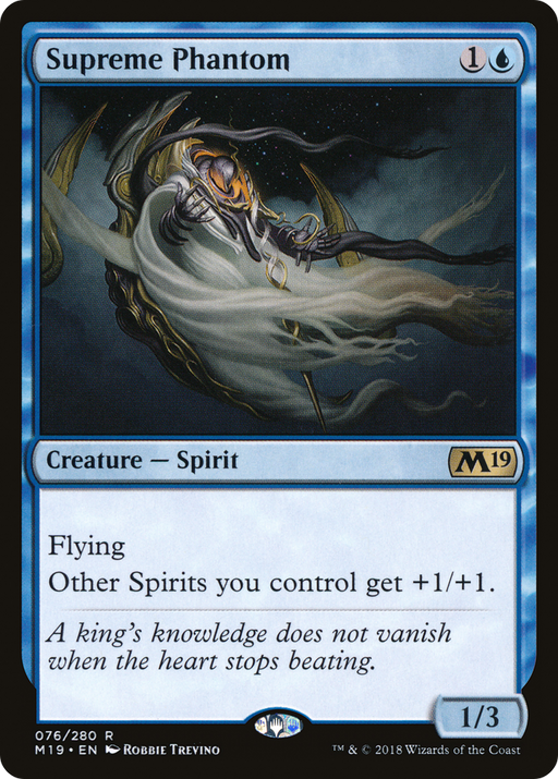 Supreme Phantom (M19-076) [Core Set 2019] Foil MTG Single Wizards of the Coast