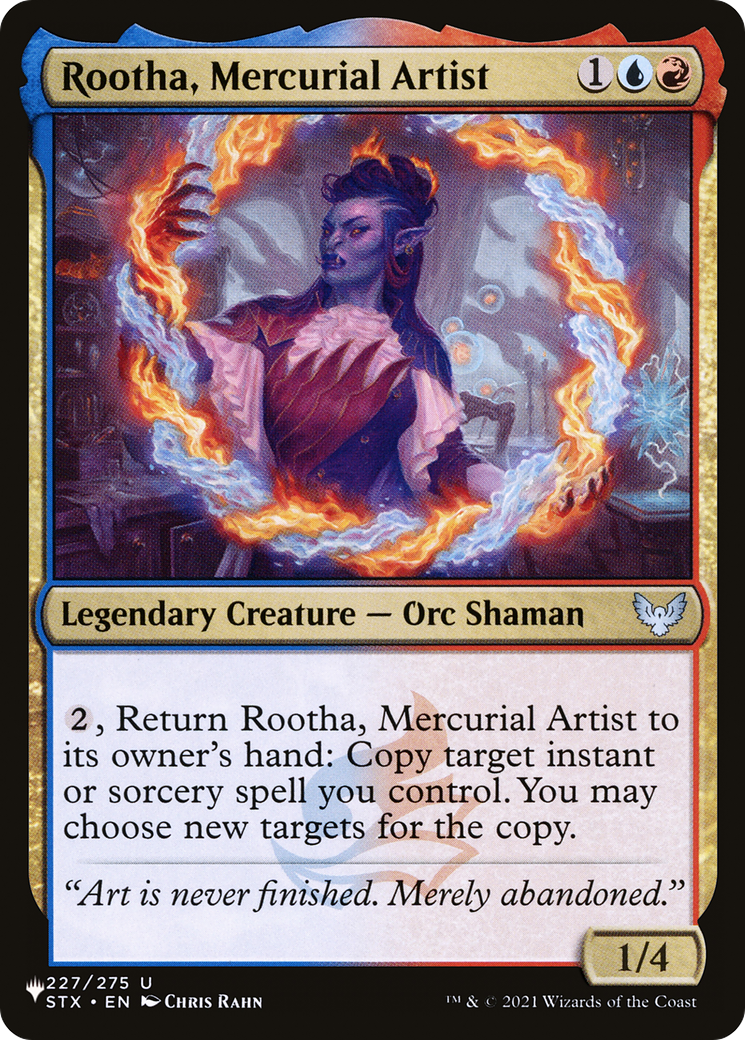 Rootha, Mercurial Artist (LIST-STX-227) [Mystery Booster] The List MTG Single Wizards of the Coast