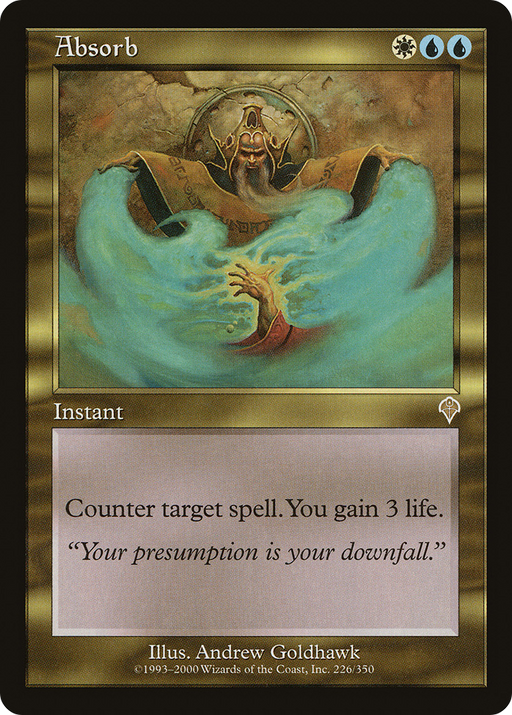 Absorb (INV-226) [Invasion] Foil MTG Single Wizards of the Coast