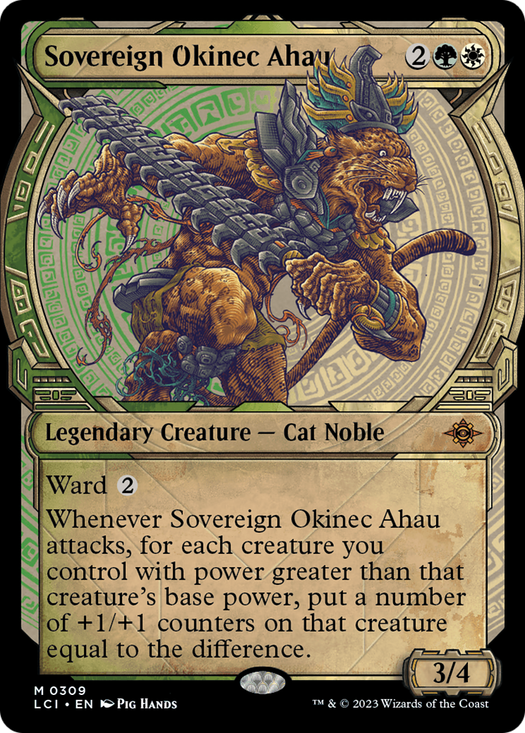 Sovereign Okinec Ahau (LCI-309) [The Lost Caverns of Ixalan] (Showcase) MTG Single Wizards of the Coast