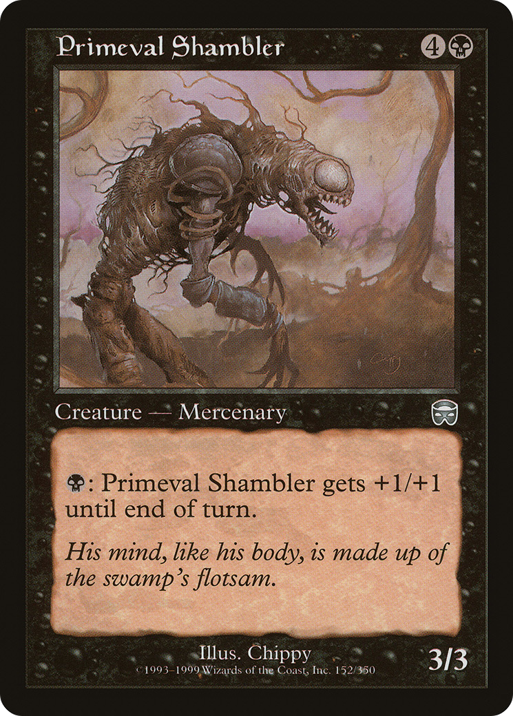 Primeval Shambler (MMQ-152) [Mercadian Masques] MTG Single Wizards of the Coast
