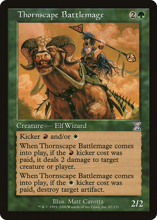 Thornscape Battlemage (TSB-087) [Time Spiral Timeshifted] MTG Single Wizards of the Coast