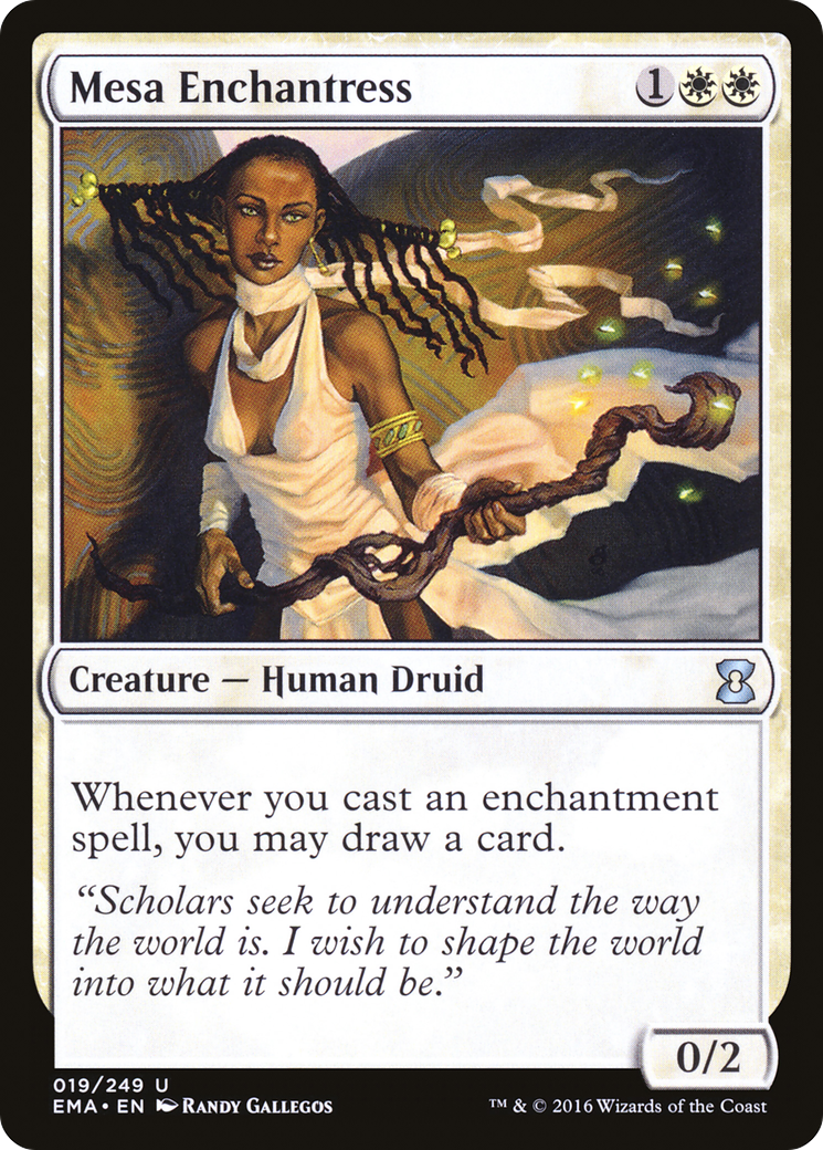 Mesa Enchantress (EMA-019) [Eternal Masters] Foil MTG Single Wizards of the Coast