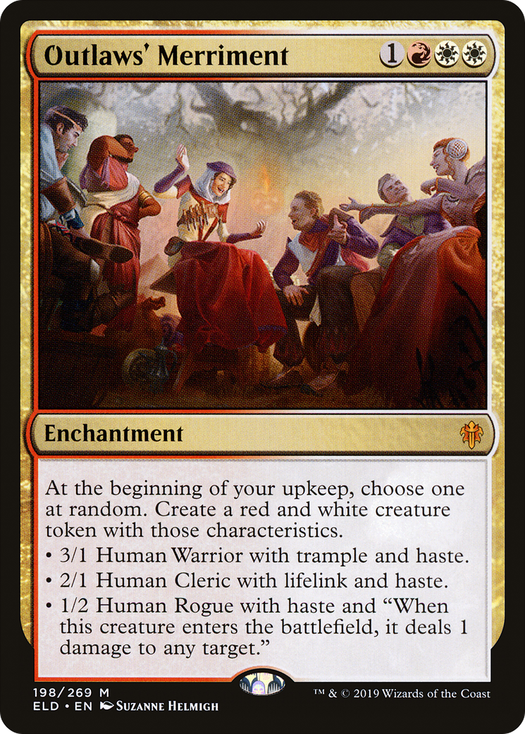 Outlaws' Merriment [Throne of Eldraine] MTG Single Magic: The Gathering