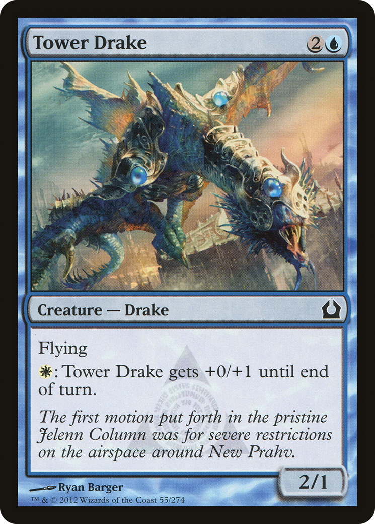 Tower Drake (RTR-055) [Return to Ravnica] MTG Single Wizards of the Coast