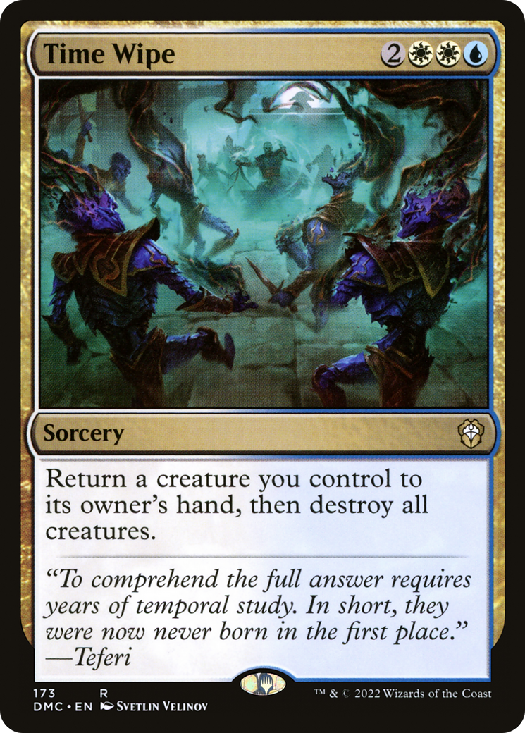 Time Wipe (DMC-173) [Dominaria United Commander] MTG Single Wizards of the Coast