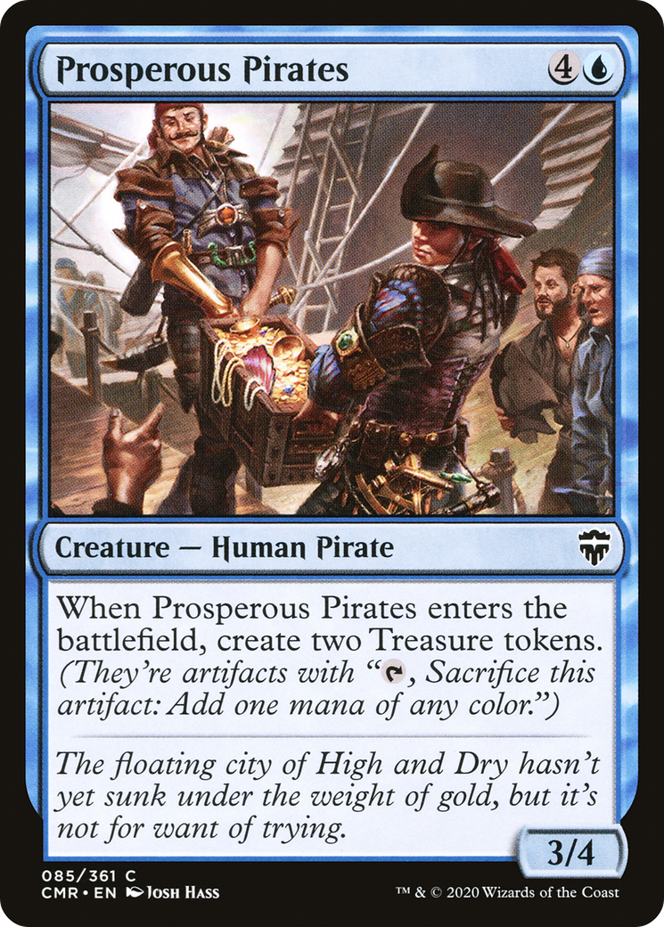 Prosperous Pirates (CMR-085) [Commander Legends] Foil MTG Single Wizards of the Coast