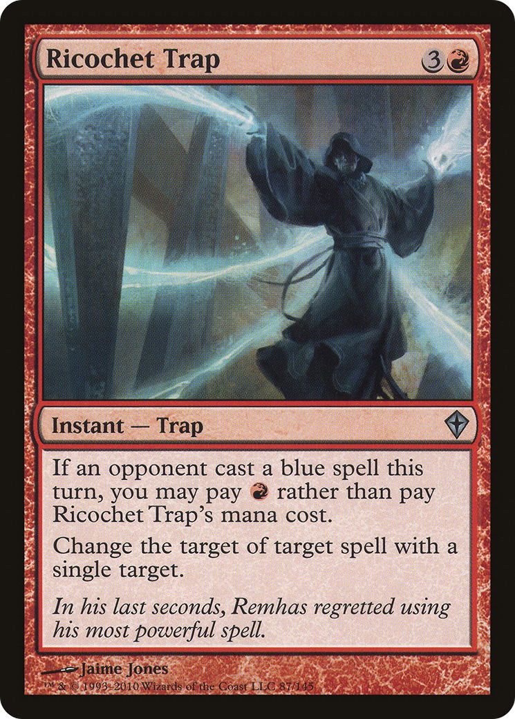 Ricochet Trap (WWK-087) [Worldwake] Foil MTG Single Wizards of the Coast