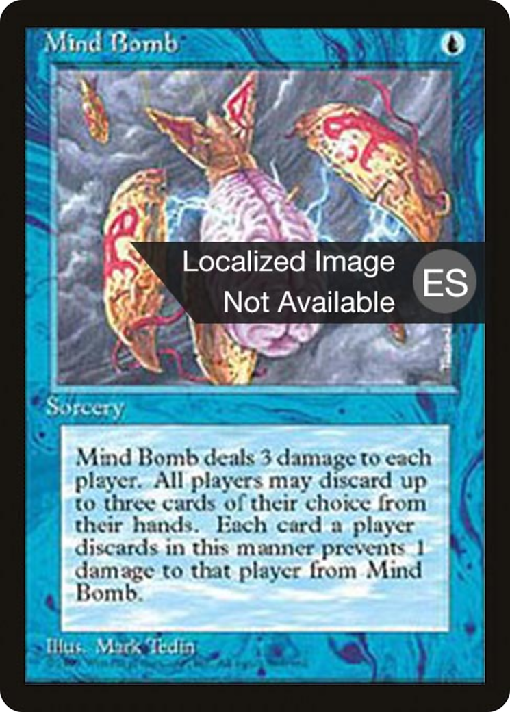 Mind Bomb (4BB-087) [Fourth Edition Foreign Black Border] MTG Single Wizards of the Coast