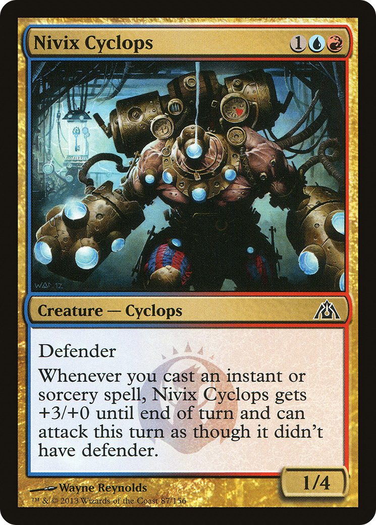 Nivix Cyclops (DGM-087) [Dragon's Maze] Foil MTG Single Wizards of the Coast