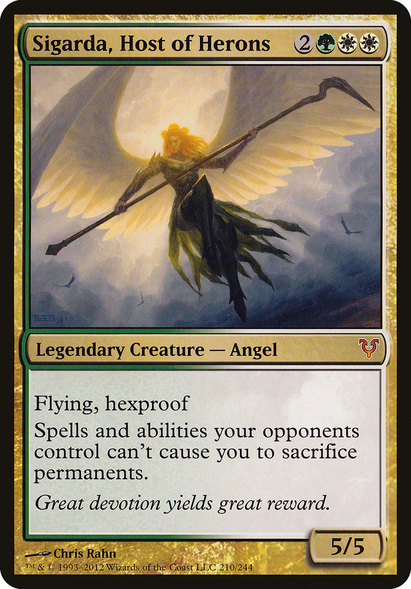 Sigarda, Host of Herons (Avacyn Restored) (OVER-210) [Open the Helvault] MTG Single Wizards of the Coast