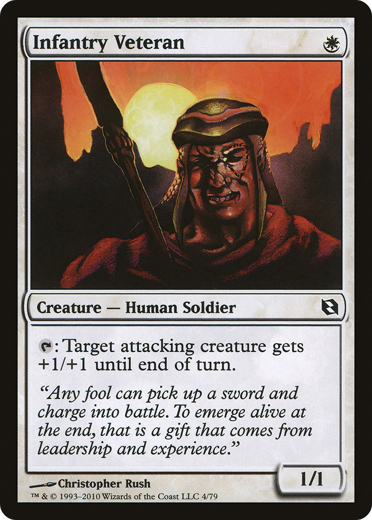 Infantry Veteran (DDF-004) [Misc] Duel Decks: Elspeth vs. Tezzeret MTG Single Wizards of the Coast