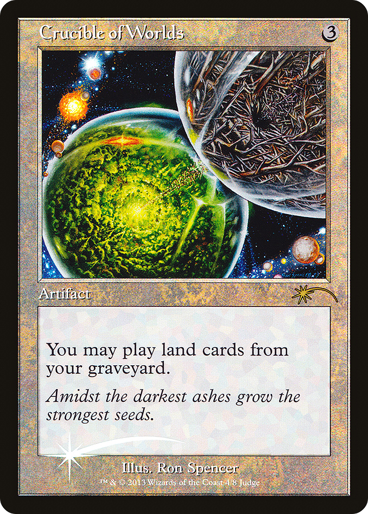 Crucible of Worlds (JDG-) [Misc] Judge Gift Cards 2013 Foil MTG Single Wizards of the Coast