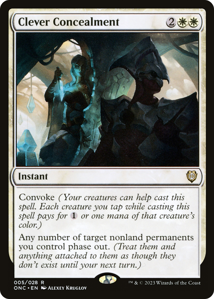 Clever Concealment (ONC-005) [Phyrexia: All Will Be One Commander] MTG Single Wizards of the Coast