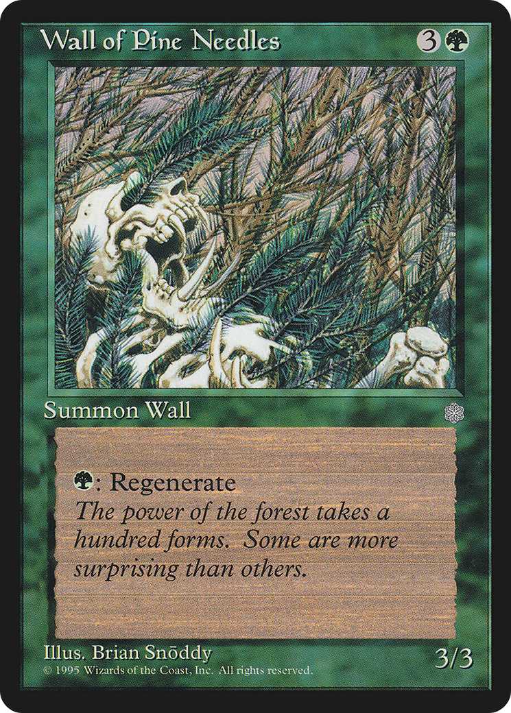 Wall of Pine Needles (ICE-) [Ice Age] MTG Single Wizards of the Coast