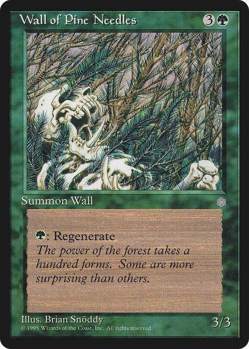 Wall of Pine Needles (ICE-) [Ice Age] MTG Single Wizards of the Coast