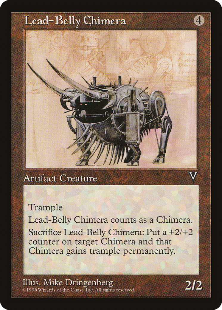 Lead-Belly Chimera (VIS-) [Visions] MTG Single Wizards of the Coast