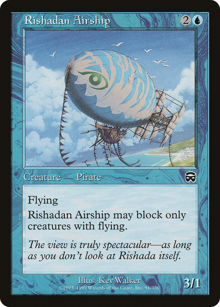 Rishadan Airship (MMQ-091) [Mercadian Masques] Foil MTG Single Wizards of the Coast