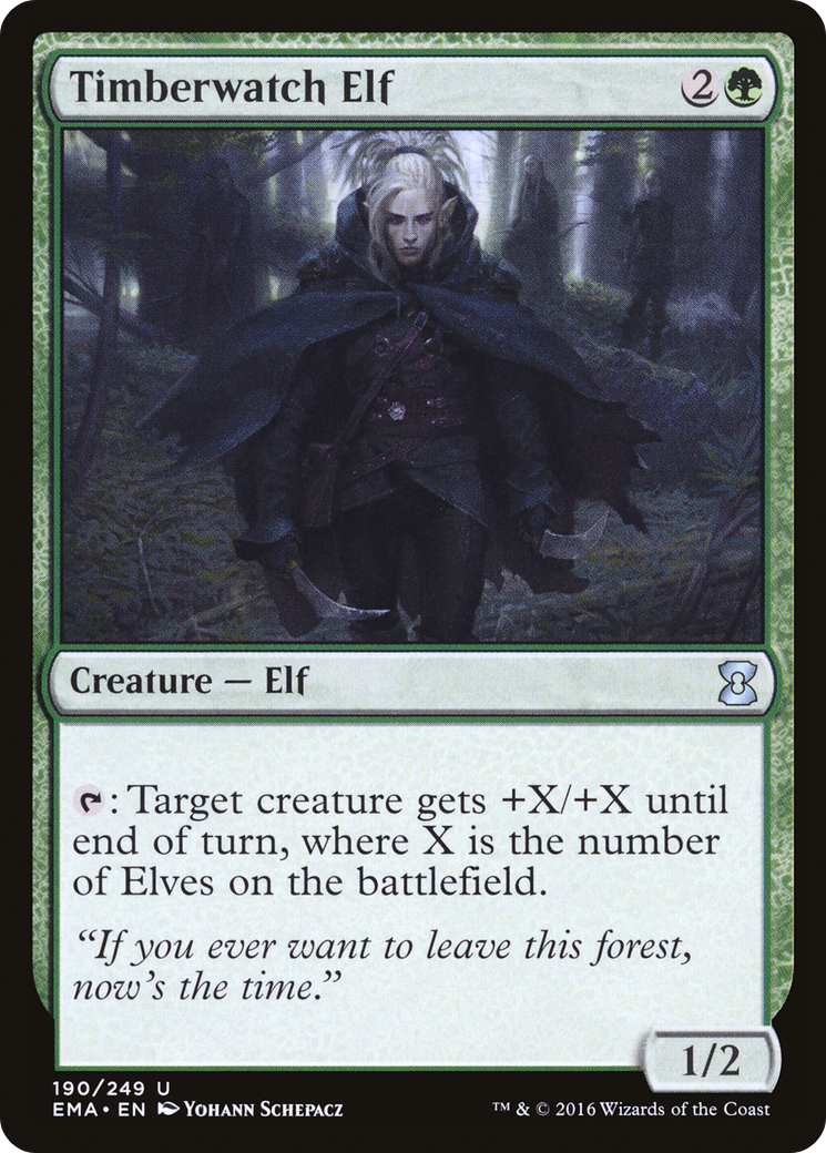 Timberwatch Elf (EMA-190) [Eternal Masters] MTG Single Wizards of the Coast