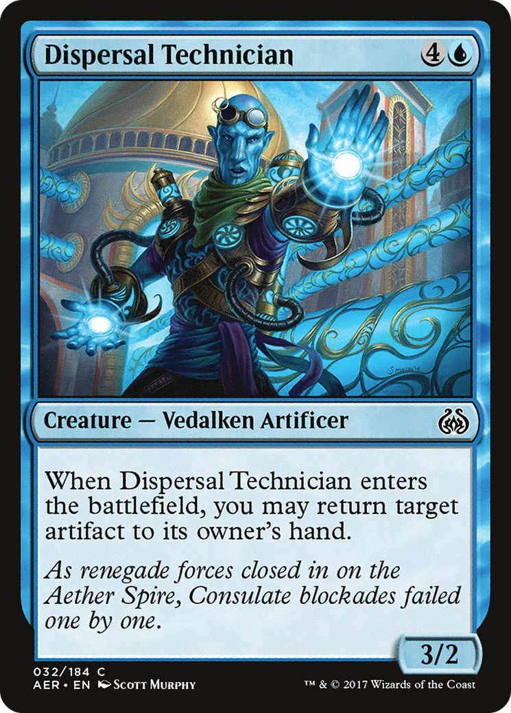 Dispersal Technician (AER-032) [Aether Revolt] MTG Single Wizards of the Coast