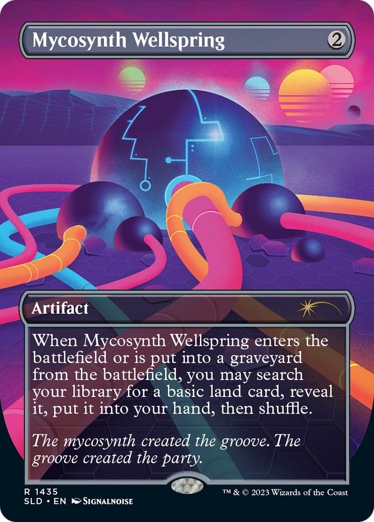 Mycosynth Wellspring (SLD-1435) [Secret Lair] Drop (Borderless) MTG Single Wizards of the Coast