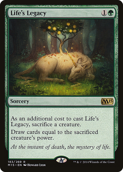 Life's Legacy (M15-183) [Magic 2015] Foil MTG Single Wizards of the Coast
