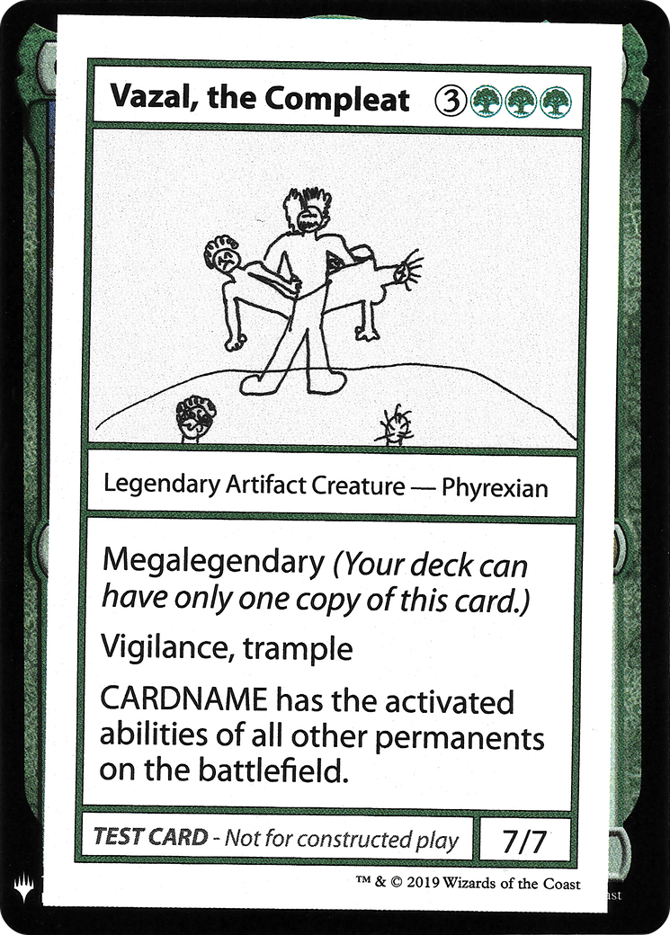 Vazal, the Compleat (CMB1-) [Mystery Booster] Playtest Cards 2019 MTG Single Wizards of the Coast