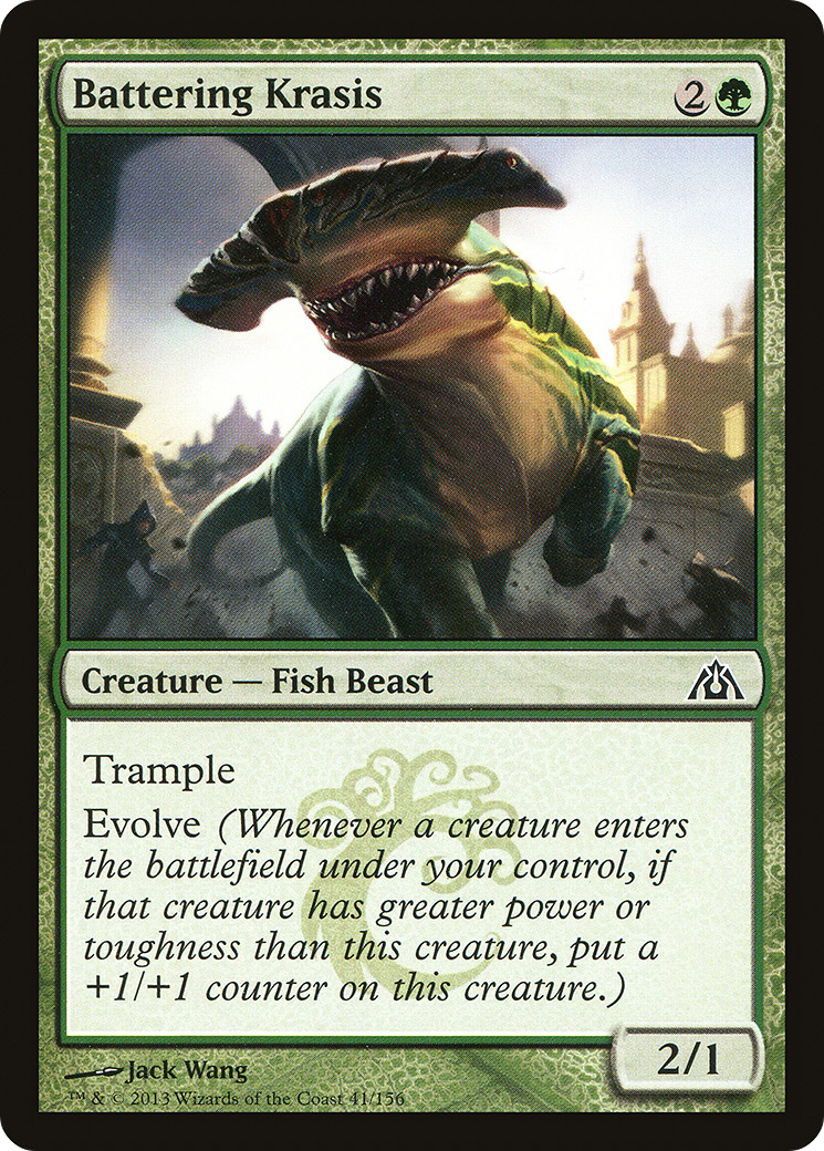 Battering Krasis (DGM-041) [Dragon's Maze] MTG Single Wizards of the Coast