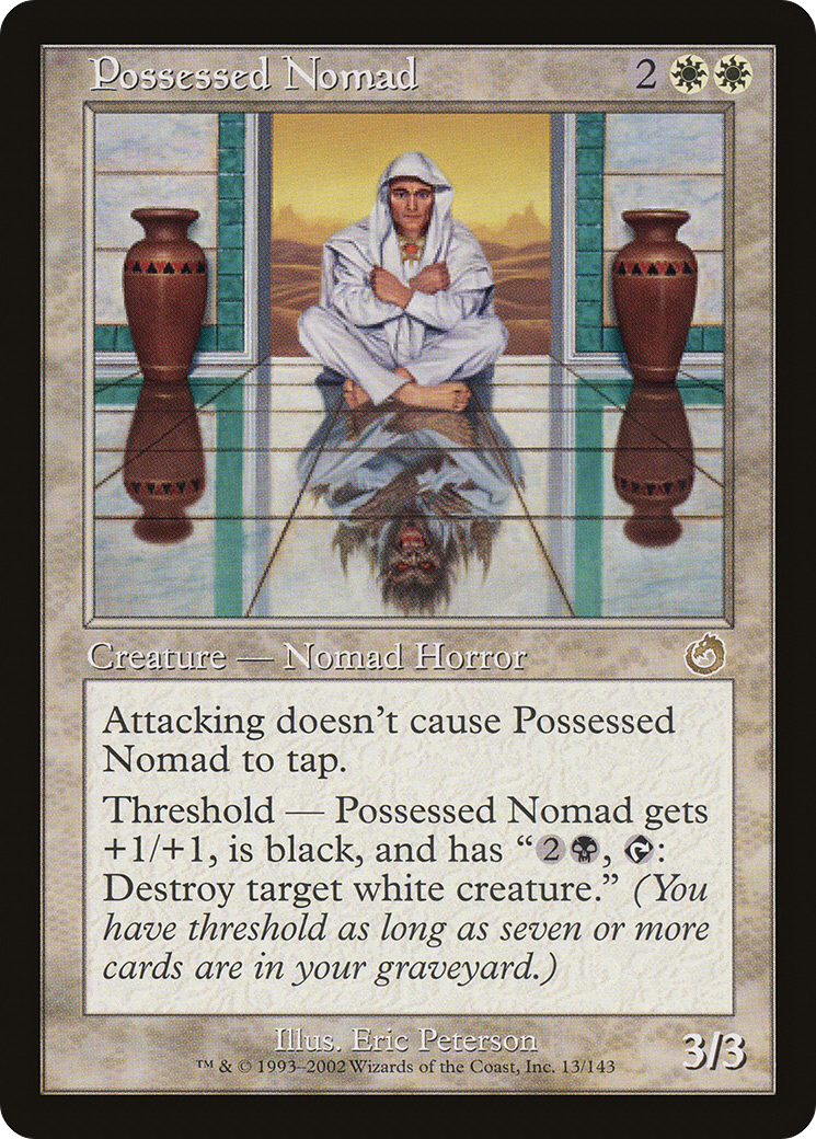 Possessed Nomad (TOR-013) [Torment] Foil MTG Single Wizards of the Coast