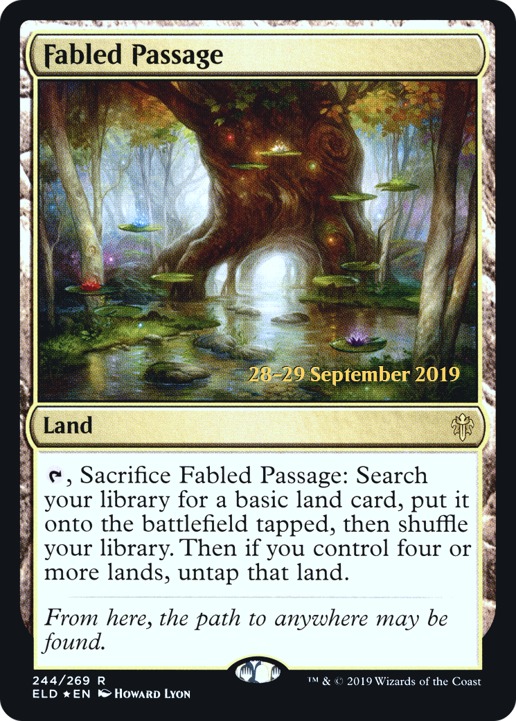 Fabled Passage (ELD) (PRE-244) [Throne of Eldraine Promos] Foil MTG Single Wizards of the Coast