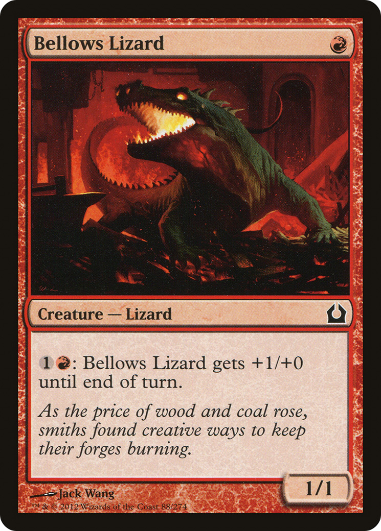 Bellows Lizard (RTR-088) [Return to Ravnica] Foil MTG Single Wizards of the Coast