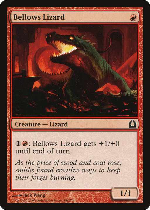 Bellows Lizard (RTR-088) [Return to Ravnica] MTG Single Wizards of the Coast