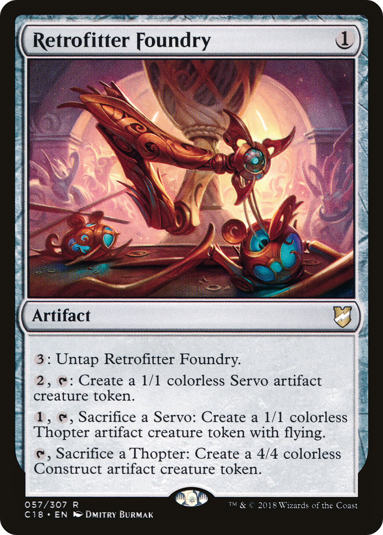 Retrofitter Foundry (C18-057) [Commander 2018] MTG Single Wizards of the Coast